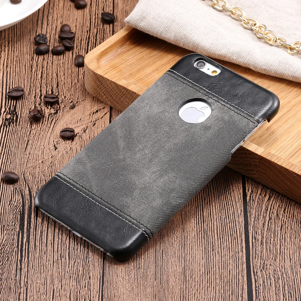 6 S Plus 5 дюймов роскошный джинсовый узор задняя крышка для iPhone 6splus