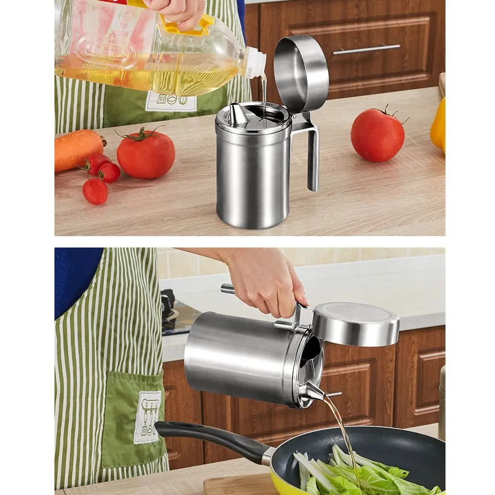 Диспенсер оливкового масла из нержавеющей стали может герметичное хранилище с