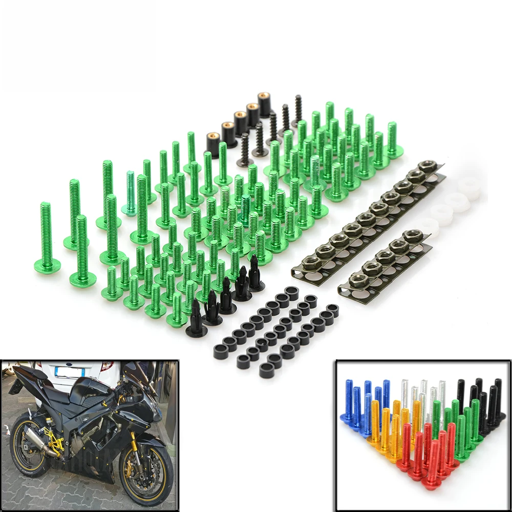 Мотоцикл полный обтекатель комплект лобовое стекло тела работы болты гайки