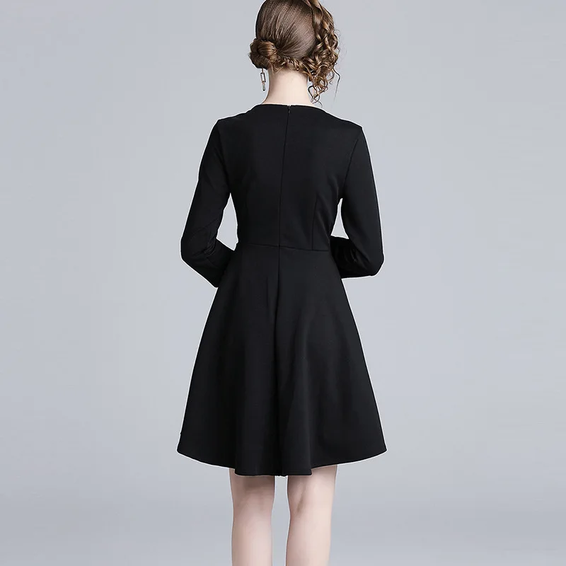 2019 весеннее женское Цветочное платье с вышивкой винтажное элегантное новое