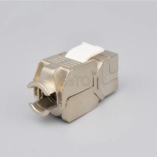 Сэто из 10 гигабит Щиток с RJ45 CAT.6A модуль RJ45 сетевой разъем Keystone для розетка настенная тарелка