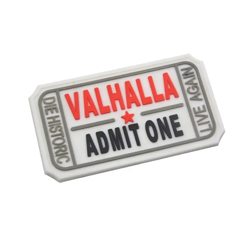 Вышитая нашивка из ПВХ VALHALLA advest патчи с нравственным черепом Mad Skull Max тактическая