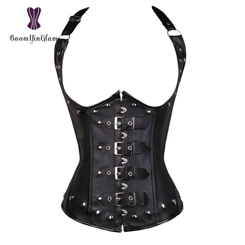 Высококачественный Женский кожаный корсет под грудью 828 #|leather corset underbust|leather