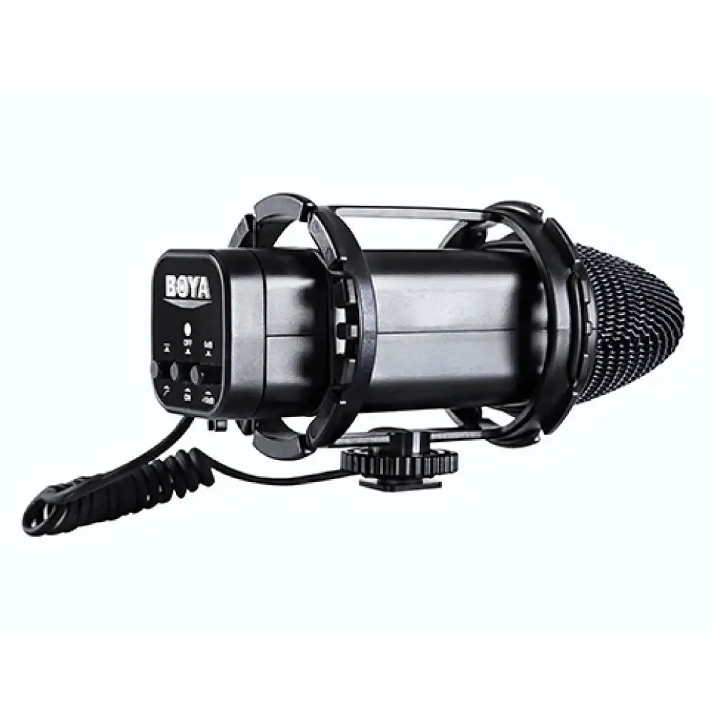 BOYA by-v02 внешний стерео компактный конденсаторный микрофон для Canon Nikon Sony