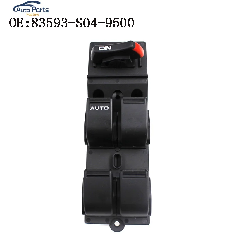 Переключатель Стеклоподъемника для Honda Civic CX EX HX LX Si 4 двери 1996 2000 83593 S04 9500