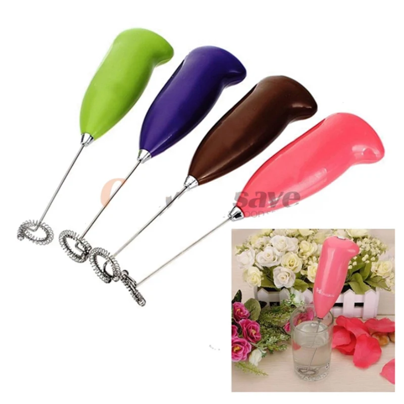 1 шт. Миксер для кофе молока напитков Электрический взбиватель пенообразователь