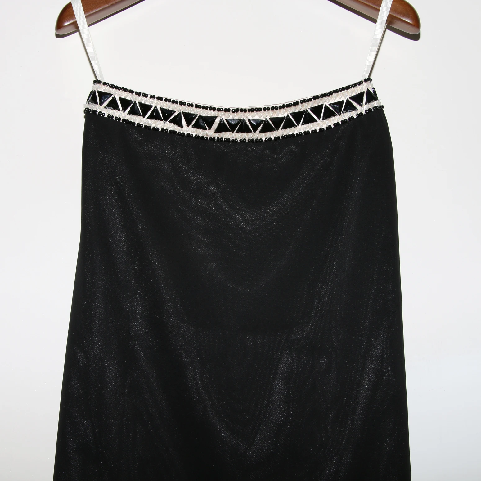 2017 Две Пьесы Из Бисера Черный Русалка Вечерние Платья Платье-Де-Феста Холтер Пром