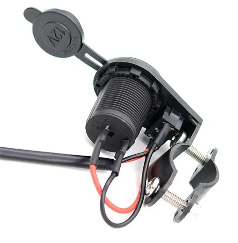 Авто автомобиля мотоцикла мопеда гнездо прикуривателя Водонепроницаемый 12V