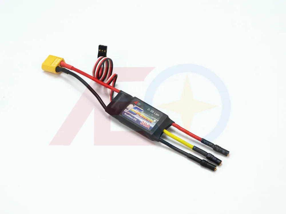 AEORC E-power ESC контроллер скорости двигателя 1s5a 2S5A 10A 20A 30A 40A бесщеточный ESC с UBEC сварочная вилка для RC самолета, FPV дрона