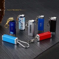 cigarette portable ashtray key chain mini pocket ashtray bottle with cover for outdoor smoking men smoker gift for easily bring