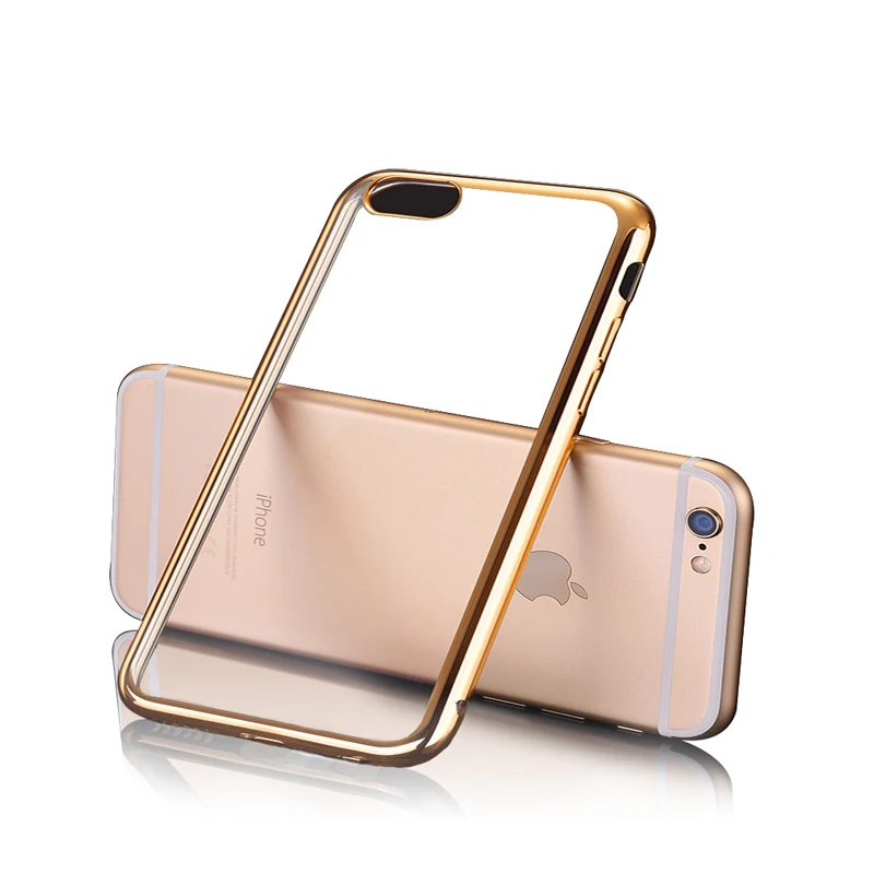 Luckguard кристалл мягкий силиконовый прозрачный чехол для iPhone 6 6S ультра-тонкий