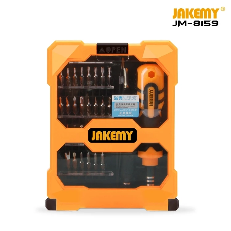 AKEMY JM-8160 33 в 1 JM-8159 34 в 1 многофункциональный инструмент для ремонта DIY Прецизионная отвертка Набор торцевых головок для ремонта электроники