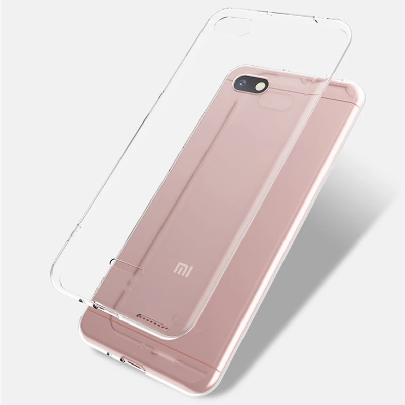 Ультра тонкий мягкий силиконовый прозрачный чехол для телефона для Xiaomi mi 6 8 9 Lite SE Red mi 4A 4X5 5A 5 6plus 6A 6Pro обратите внимание на возраст 2, 3, 4, 5, 5A 4X крышка - Цвет: Прозрачный