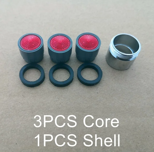 Shipping-M18 аэратор Core Set(TP-A12)-3 шт 6л/Минимальный расход-30%-70% экономия денег - Цвет: Core With Shell