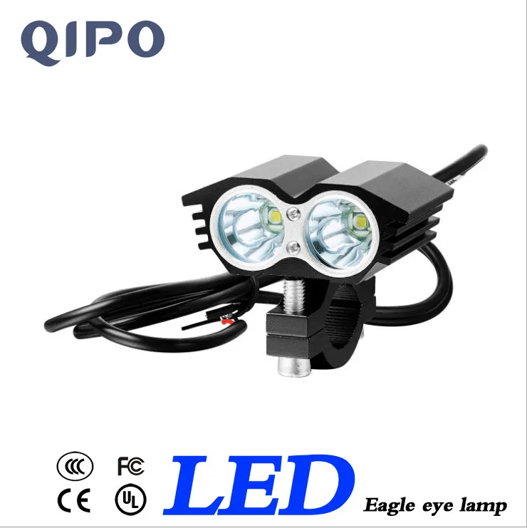 QIPO супер яркий 30W 5000LM Мотоцикл головной светильник Точечный XM L T6 светодиодный