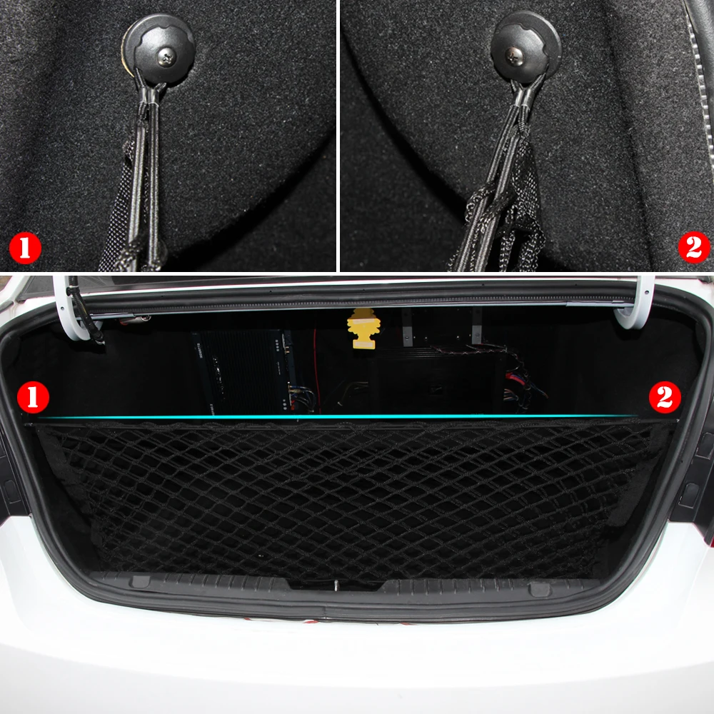 4 шт. Универсальный Автомобильный задний багажник конверт карго Чистый галстук