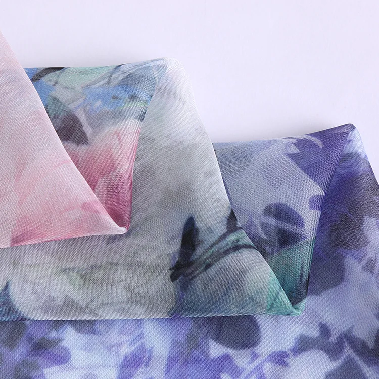 

RUBIHOME New Arrival Wholesale (1 meters/lots) Summer Silk Soft Fabric for Making Women Dress Width 160cm Hot Sell