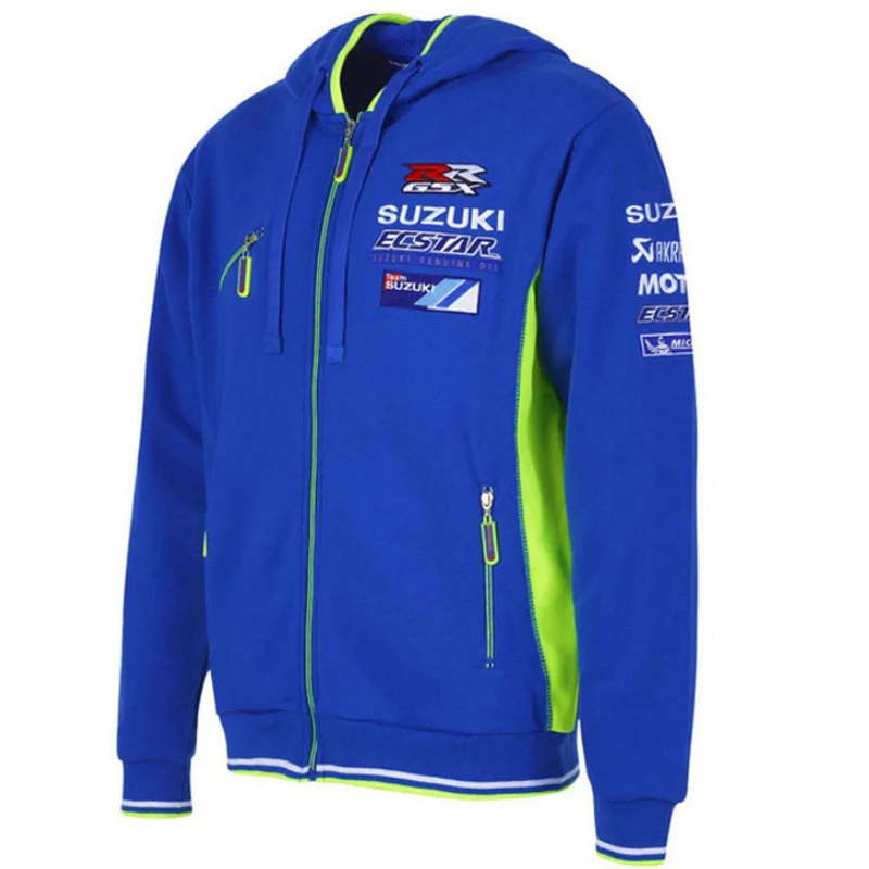 Новая куртка для мотоциклиста GP Racing Riding Team новая Толстовка ZUZKI GSXR для мотокросса повседневная одежда для езды на велосипеде куртка