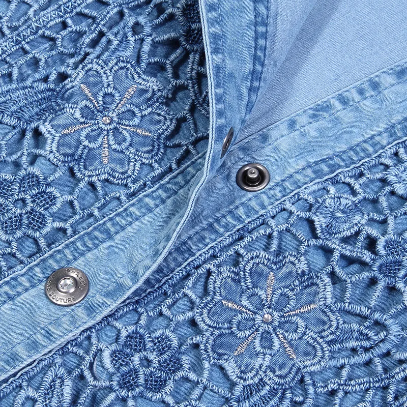 Северные ветры Для женщин s джинсы платья Лето 2017 г. красивые мини кружевном