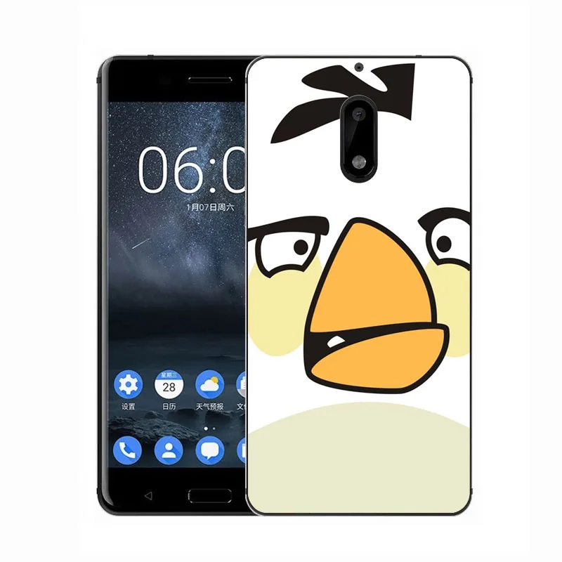 Чехол для Nokia 6 силиконовый популярный Мягкий ТПУ чехол 3 5 плотный телефона |