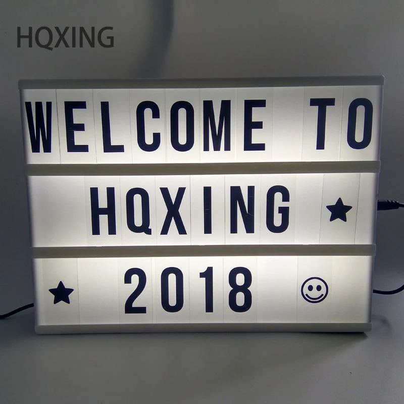 HQXING A4 светодиодная световая коробка для кинотеатров кинематографический