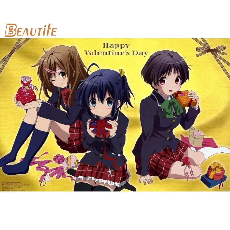 Индивидуальный плакат Chuunibyou demo Koi ga Shita украшение для дома модный настенный из