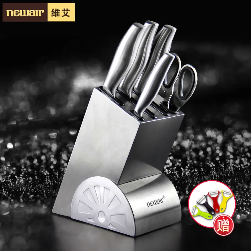 Набор кухонных ножей из нержавеющей стали Многофункциональная точилка для резки