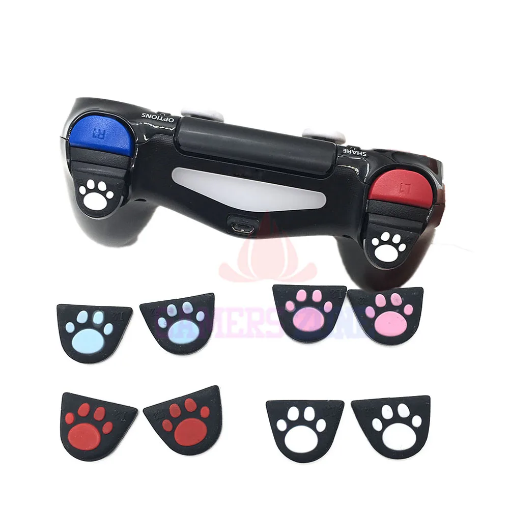 12 комплектов наклейки с силиконовыми пусковыми кнопками Cat Paw пользовательского