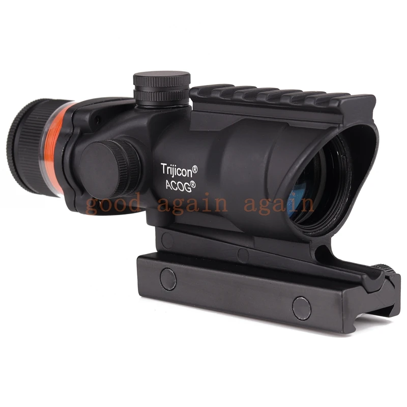Тактический acog Стиль 4x32 прицел красный оптический волокно acog Стиль Охота стрельба