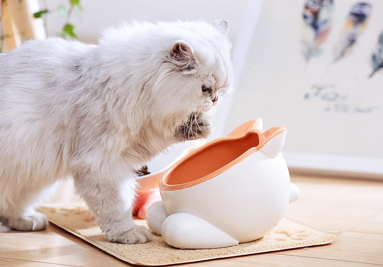 Hoopet Pet Cat прекрасная керамическая чаша еда чаша для кормления еда водная миска Удобная чаша для хранения