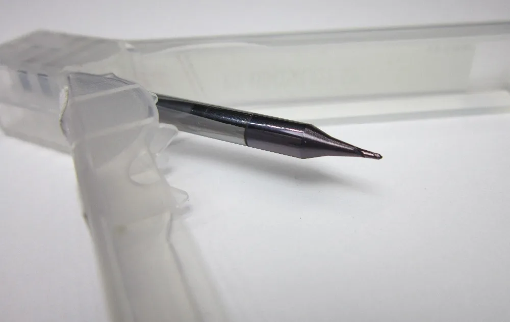 

Оптовая продажа, 5 шт., микро-концевые фрезы, радиус 0,4 мм, HRC55, концевые фрезы из карбида вольфрама с шариковым ножом, 2 канавки, Фрезы с ЧПУ, диа...