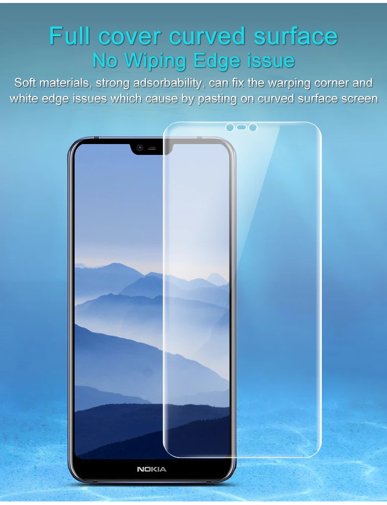 Imak Гидрогелевая пленка 3 III для Nokia 7,1 8,1 задняя Передняя Задняя Защитная Прозрачная Олеофобная пленка