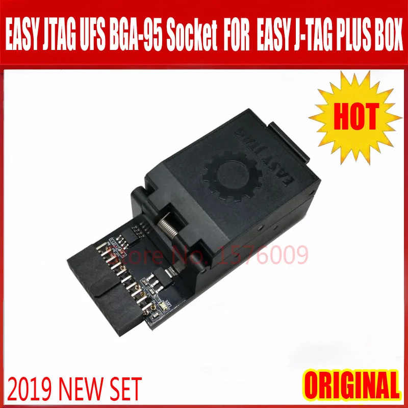 Новейший Простой Jtag плюс UFS BGA-95 адаптер с легкий Jtag плюс коробка