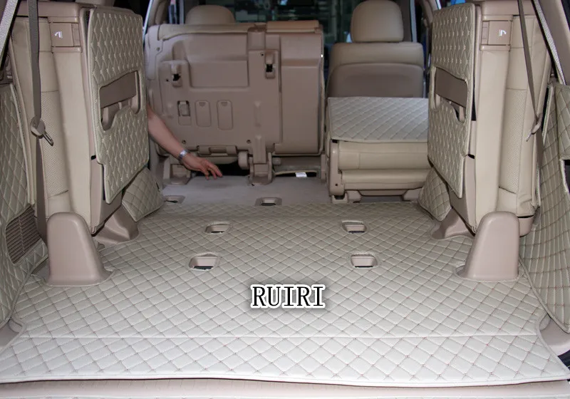 Высокое качество! Полный набор автомобильных ковриков для багажника Lexus LX 570 7 мест водонепроницаемые коврики для багажника, коврики для багажника LX570-2008