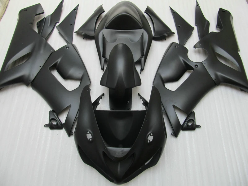 Комплект обтекателей для мотоцикла Kawasaki ninja ZX6R 05 06 комплект матовых черных 2005 2006