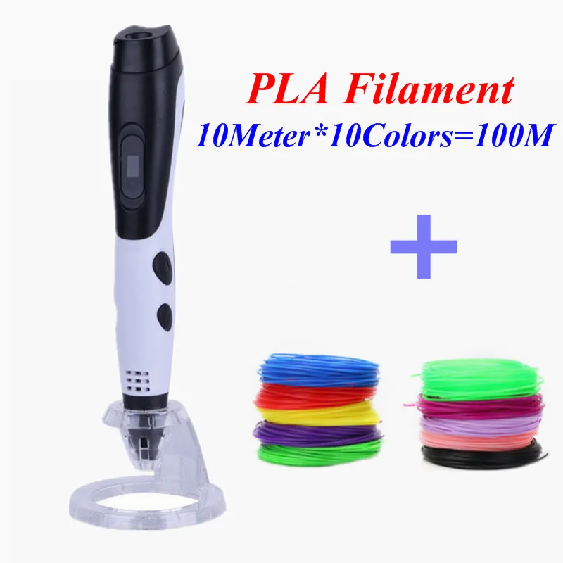 Новый Magic 3D ручка Ручки 1 75 мм Pla нити печать Ручка 3 D 2018 умный ребенок день рождения