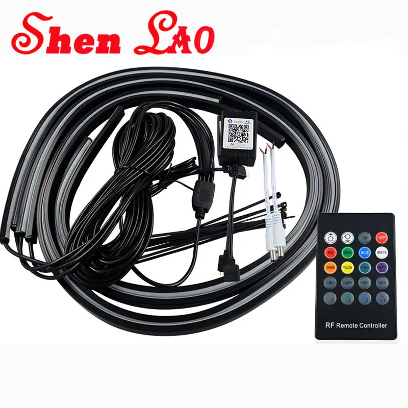 Shenlao для BMW e46 e90 e60 e39 f30 e36 f10 g30 x5 e53 90/120 см автомобиль RGB Светодиодные ленты 5050 Под