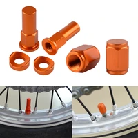 dirt bike rim lock nuts bolts spacer motocross valve cap for ktm exc excf sx sxf xc xcw xcf 125 150 200 250 350 450 525 530 300