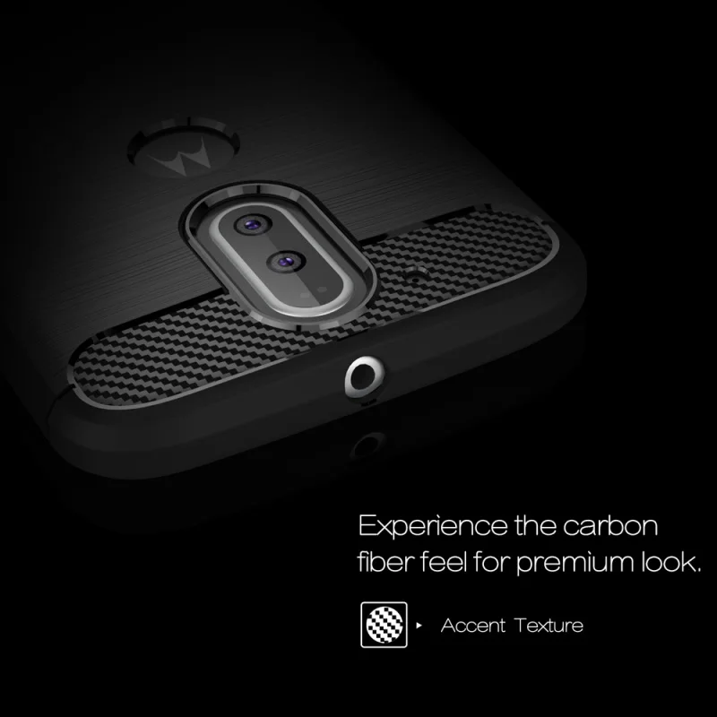 Чехол для Motorola Moto G4/G4 Plus чехол мобильного телефона из углеродного волокна матовый