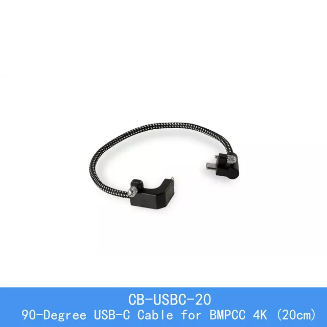 CB-USBC-20 TILTA BMPCC4K CAGE configuator аксессуары кабели 90 градусов USB-C кабель постоянного тока Кабель питания HDMI 90 градусов адаптер кабель питания - Цвет: CB-USBC-20