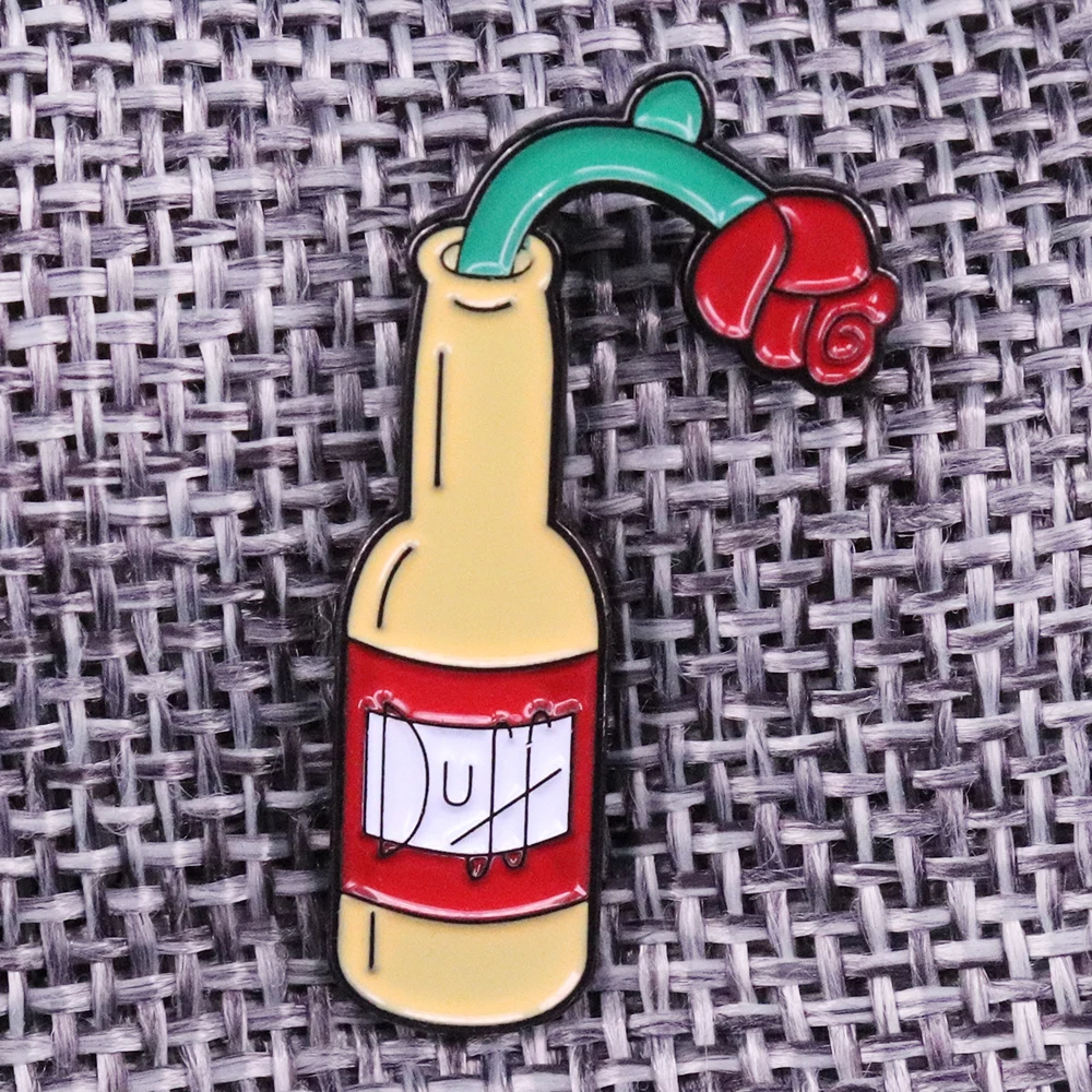 Duff пивной нагрудник Барни Гамбл Симпсоны голенище Барт не плачь за меня, я уже мертвая Роза значок