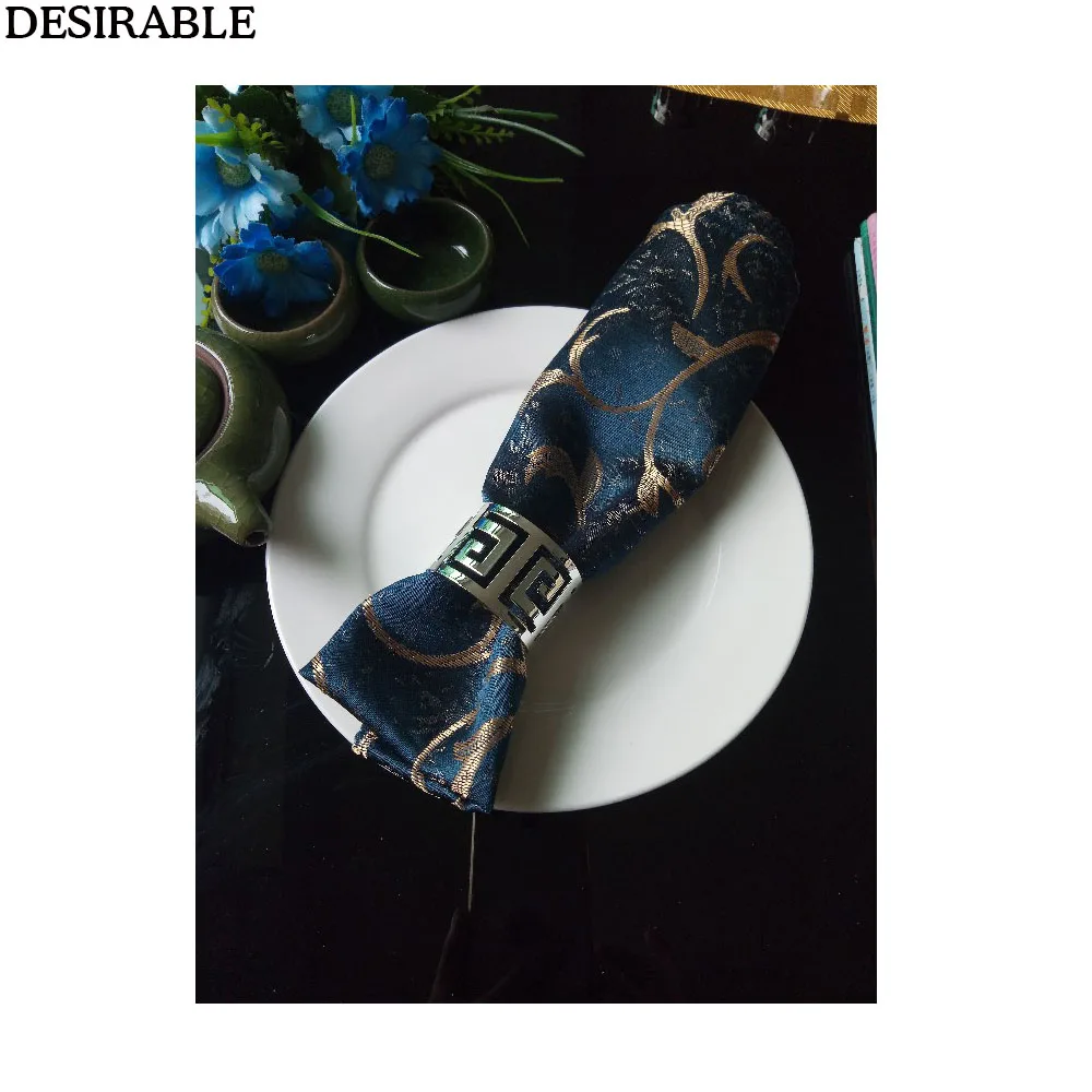 10 шт./партия модное кольцо Металлическое для салфетки ОБЕДЕННЫЕ принадлежности