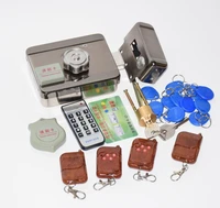 1 2 3 4 remote controls electronic lock kit dc12v integrated rfid card electronic gate door locks reading rotating open