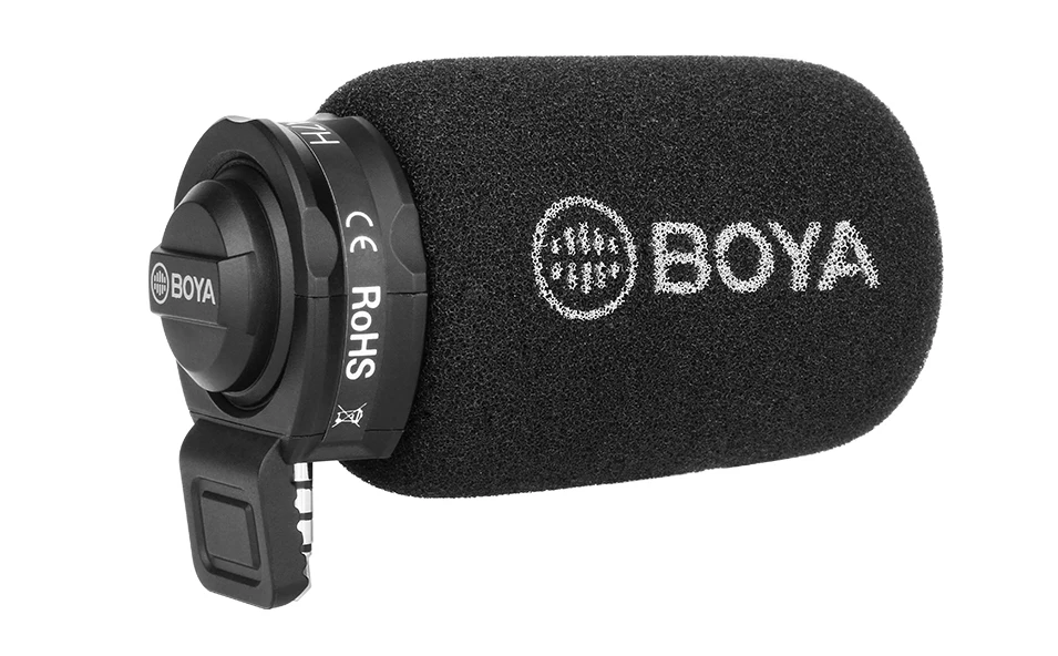 BOYA BY-A7H конденсаторный видео Vlogging Запись микрофон 3,5 мм Интерфейс для iPhone samsung huawei IGTV Youtube Live Show