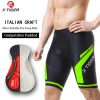 x tiger pro cycling shorts men 5d anti slip padded gel cycling bicycle shorts mountain bike short pants culotes ciclismo
