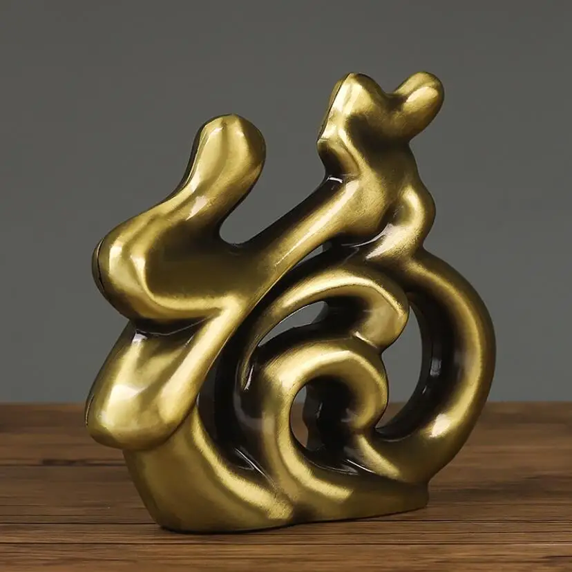 Китайская каллиграфия фу винтажное металлическое ремесло счастливое