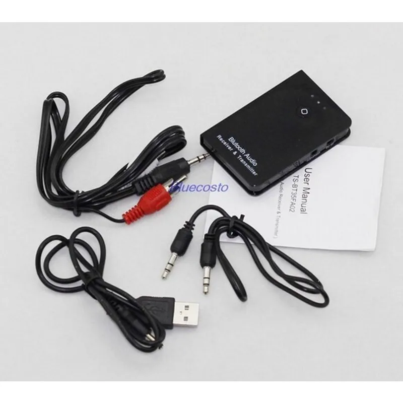 Bluetooth передатчик и приемник беспроводной A2DP аудио музыкальный адаптер 3 5 мм 2 в 1