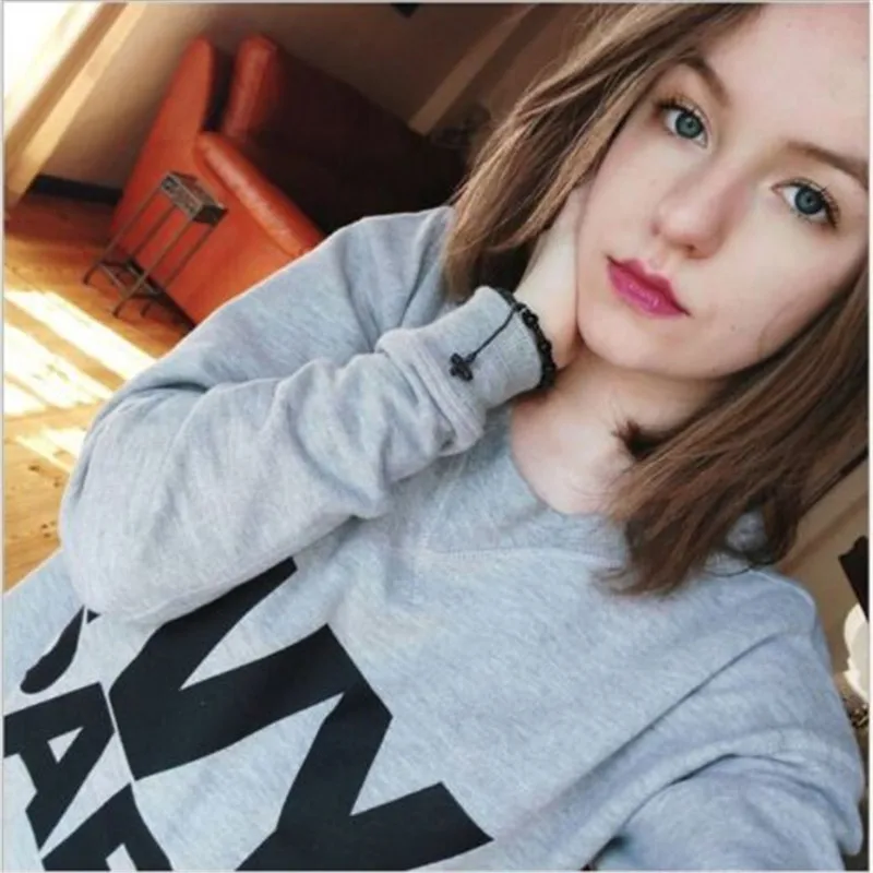 2017 г. Aakarshan женская уличная одежда хлопковая Повседневная Свободная Толстовка с