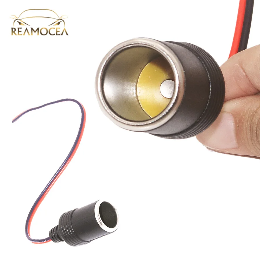 Reamocea 1 шт. 12 В/24 В постоянного тока 10 А макс. 120 Вт автомобильный прикуриватель