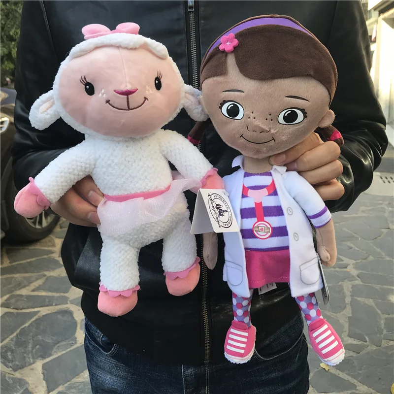 Juguetes de peluche originales para ni&ntilde;os, doctor, doctor, chica y oveja lambia, el mejor regalo-0